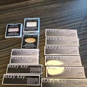 Mary Kay-13 Misc items. Blush, Powders, Brow Gel, Brow Tints and Concealers